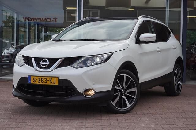 Wit Gebruikt 2014 Nissan Qashqai Tekna SUV | € 9.995 (Eerlijke prijs) - Afbeelding 1/4