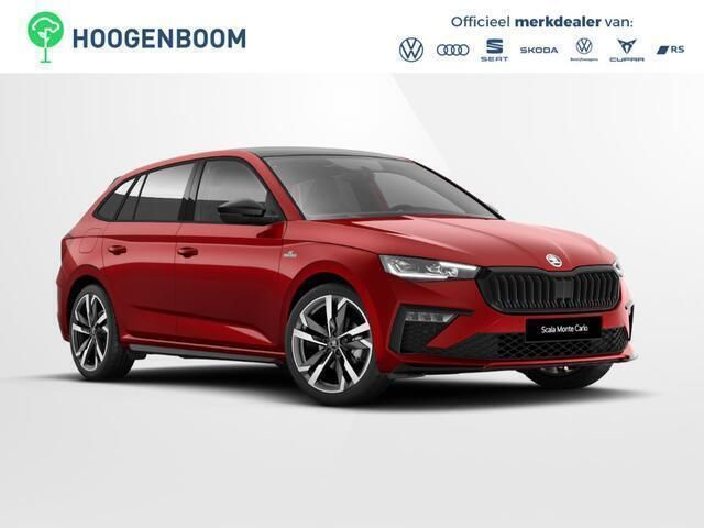 Rood Nieuw 2024 Skoda Scala Monte Carlo Hatchback | € 34.735 (Eerlijke prijs) - Afbeelding 1/4