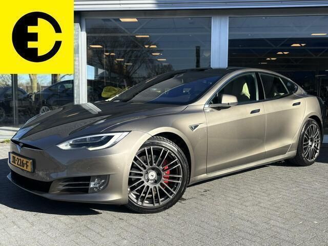 Grijs Gebruikt 2016 Tesla Model S Performance Sedan | € 28.950 - Afbeelding 1/4