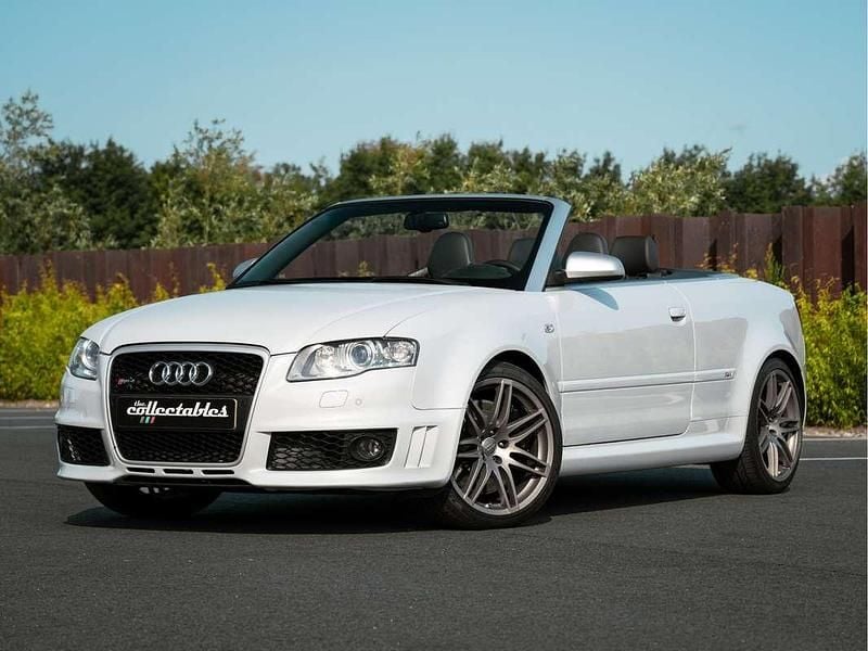 Wit, metallic lak Gebruikt 2007 Audi RS4 S-Line Cabriolet | € 39.995 - Afbeelding 1/4