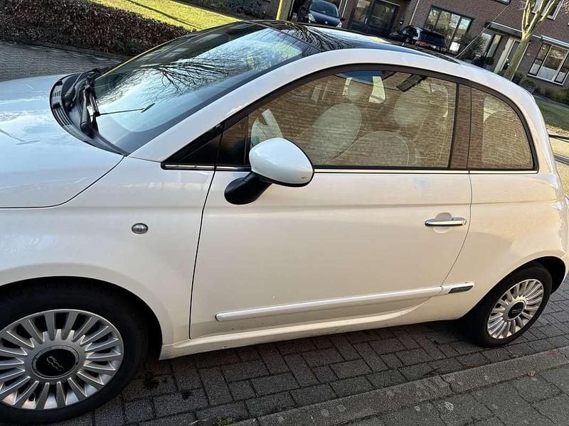 Wit Occasion 2009 Fiat 500 Lounge Cabriolet | € 2.000 (Super prijs) - Afbeelding 1/4