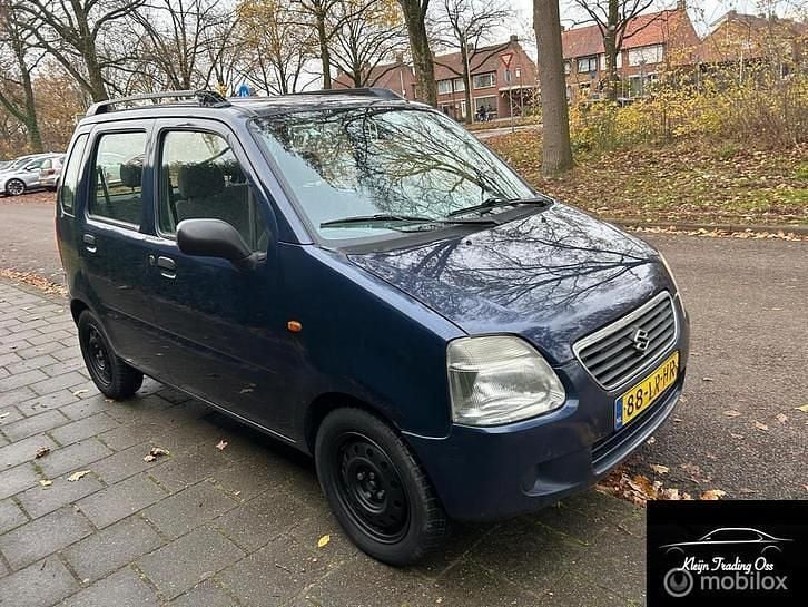 Blauw Gebruikt 2003 Suzuki Wagon R+ Basic MPV | € 850 (Eerlijke prijs) - Afbeelding 1/4