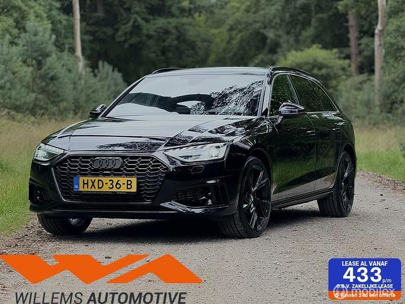 Zwart Gebruikt 2019 Audi A4 S-Line Stationwagen | € 26.995 (Eerlijke prijs) - Afbeelding 1/4