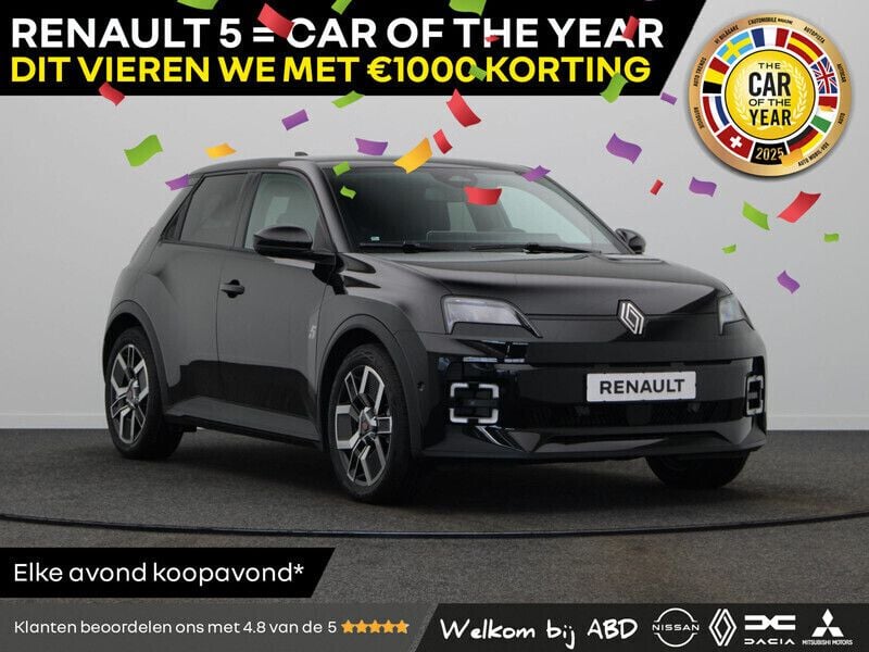 Zwart Nieuw 2025 Renault R5 Urban Hatchback | € 30.745 (Goede deal) - Afbeelding 1/3