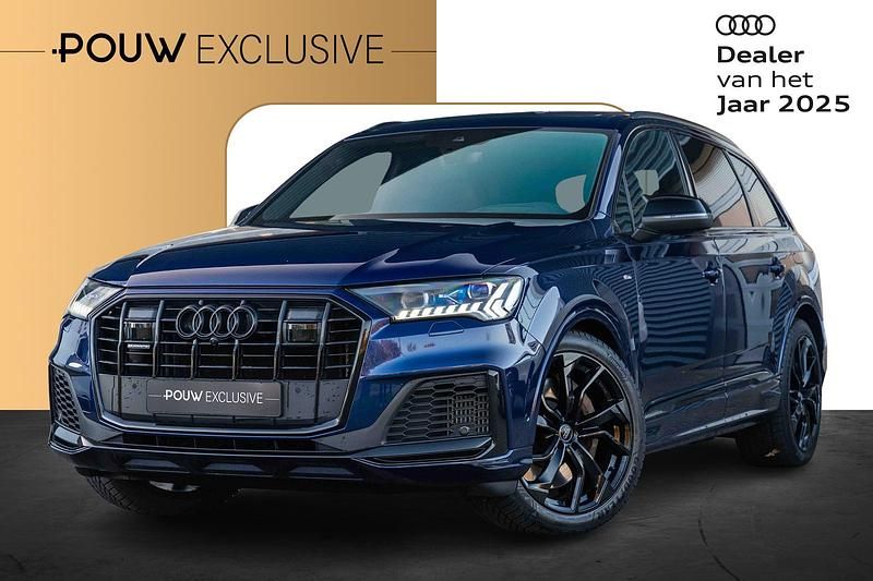 Blauw Gebruikt 2021 Audi Q7 Comfort SUV | € 59.950 (Eerlijke prijs) - Afbeelding 1/4