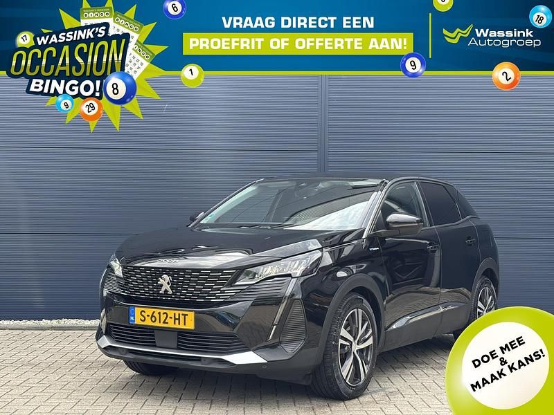 Zwart (metallic) Gebruikt 2022 Peugeot 3008 Allure SUV | € 27.450 (Eerlijke prijs) - Afbeelding 1/4