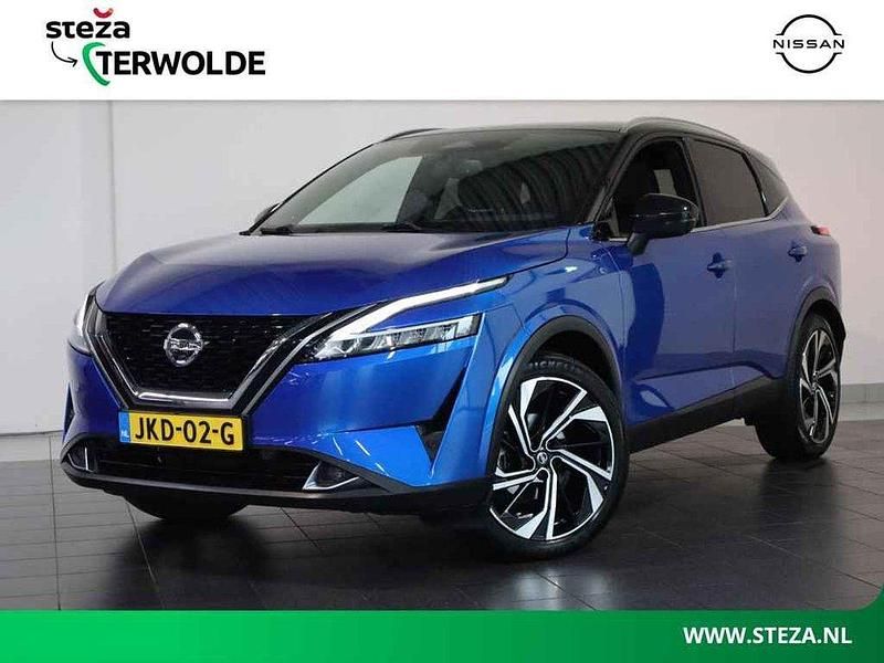 Blauw Occasion 2022 Nissan Qashqai Tekna+ SUV | € 28.445 (Eerlijke prijs) - Afbeelding 1/4