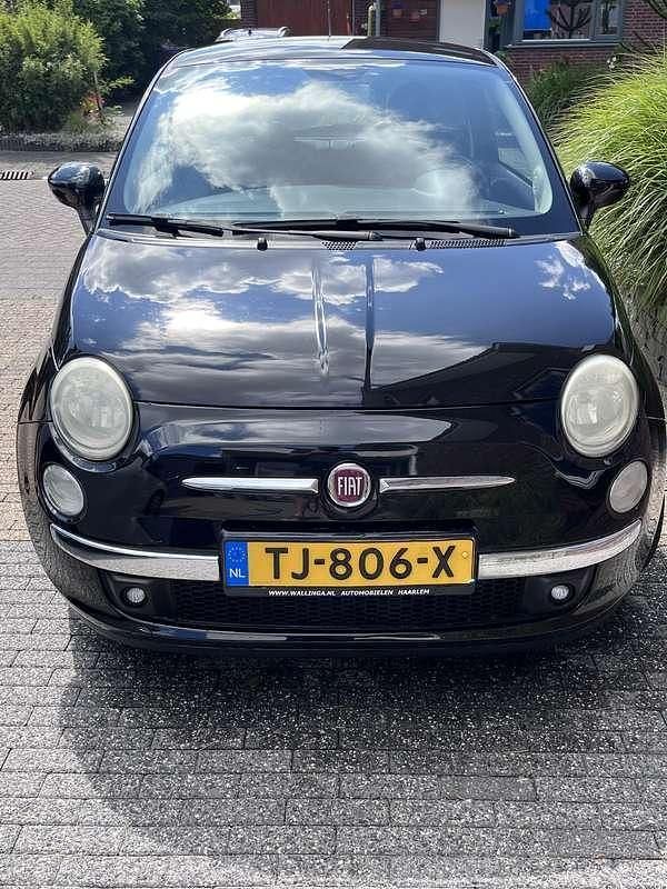 Zwart Gebruikt 2009 Fiat 500 Hatchback | € 4.000 (Eerlijke prijs) - Afbeelding 1/4