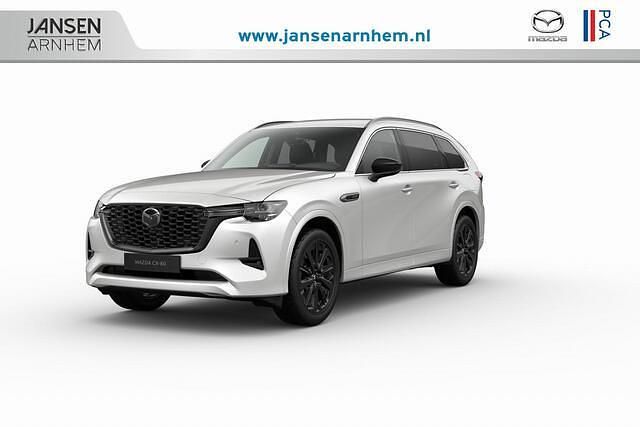 Wit Nieuw 2025 Mazda CX-80 Homura-Line SUV | € 69.642 (Eerlijke prijs) - Afbeelding 1/4