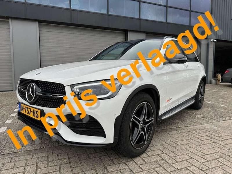 Wit Gebruikt 2021 Mercedes GLC200 Premium Plus SUV | € 49.500 (Eerlijke prijs) - Afbeelding 1/4
