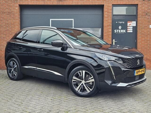 Zwart Gebruikt 2021 Peugeot 3008 Allure SUV | € 23.450 (Super prijs) - Afbeelding 1/4