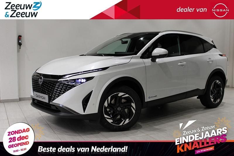 Pearl white Nieuw 2025 Nissan Qashqai N-Connecta SUV | € 42.495 (Goede deal) - Afbeelding 1/4