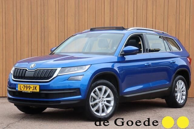 Blauw Gebruikt 2021 Skoda Kodiaq Business Line SUV | € 30.940 (Super prijs) - Afbeelding 1/4