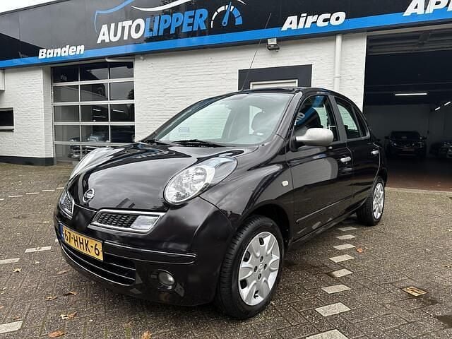 Paars Gebruikt 2008 Nissan Micra Acenta Hatchback | € 2.250 (Eerlijke prijs) - Afbeelding 1/4