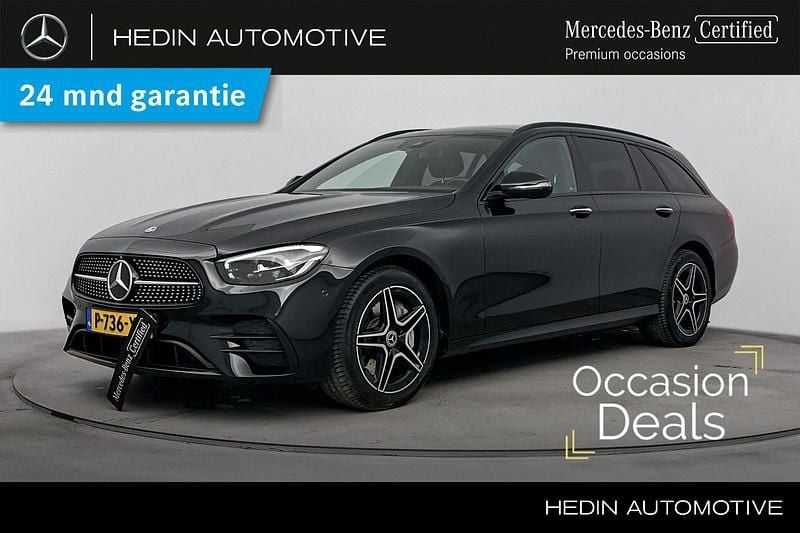 Zwart Occasion 2022 Mercedes E300 Business Stationwagen | € 39.900 (Goede deal) - Afbeelding 1/4