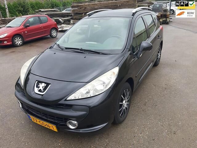 Zwart Gebruikt 2008 Peugeot 207 Stationwagen | € 750 (Super prijs) - Afbeelding 1/4