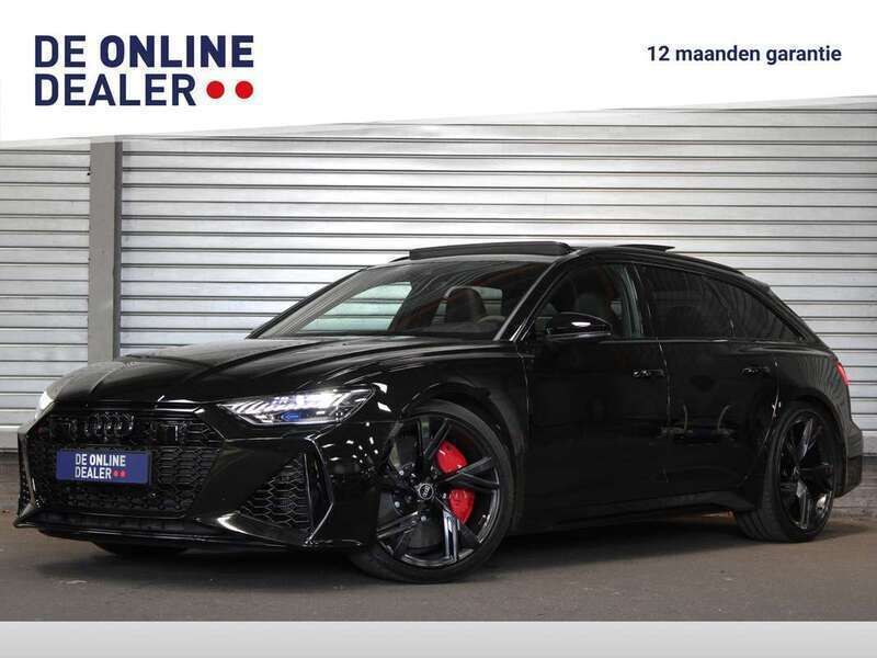 Zwart Gebruikt 2022 Audi RS6 S-Line Stationwagen | € 119.850 (Eerlijke prijs) - Afbeelding 1/4