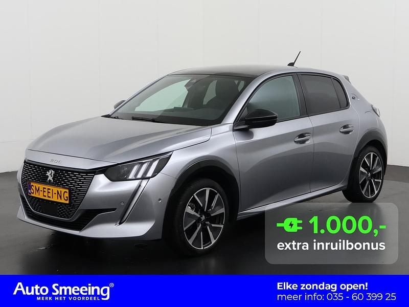 Grijs Gebruikt 2021 Peugeot e-208 GTi Hatchback | € 18.740 (Eerlijke prijs) - Afbeelding 1/4