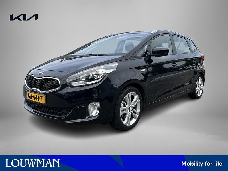 Zwart Gebruikt 2015 Kia Carens MPV | € 13.940 (Eerlijke prijs) - Afbeelding 1/4