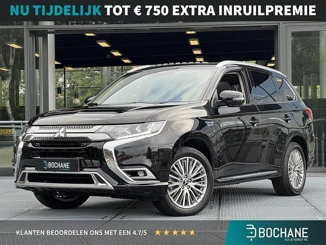 Zwart Gebruikt 2021 Mitsubishi Outlander Intense+ SUV | € 22.250 (Super prijs) - Afbeelding 1/4