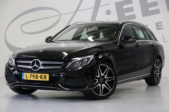 Zwart Gebruikt 2018 Mercedes C200 Stationwagen | € 15.450 (Super prijs) - Afbeelding 1/4