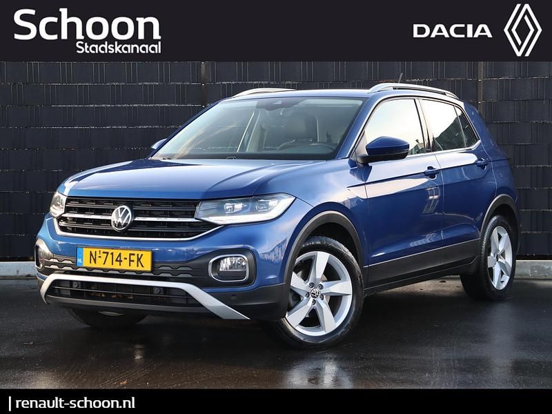 Blauw Occasion 2021 VW T-Cross Style SUV | € 20.950 (Eerlijke prijs) - Afbeelding 1/4