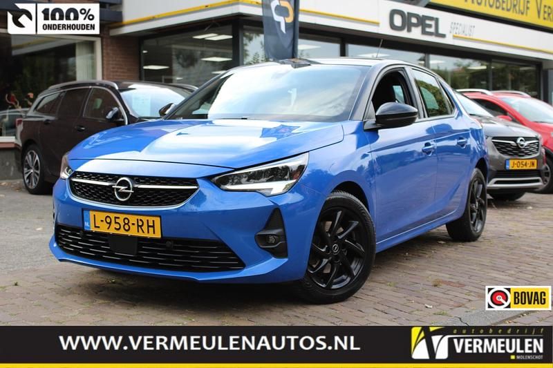 Blauw Gebruikt 2021 Opel Corsa GS Line Hatchback | € 13.950 (Eerlijke prijs) - Afbeelding 1/4