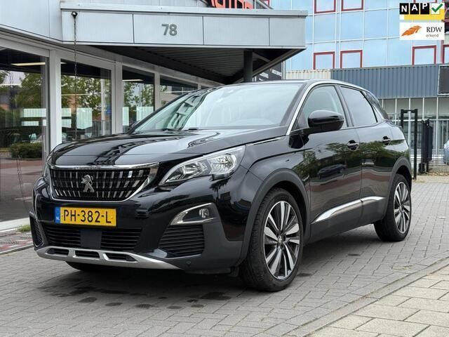 Zwart Gebruikt 2017 Peugeot 3008 Allure SUV | € 11.950 (Eerlijke prijs) - Afbeelding 1/4