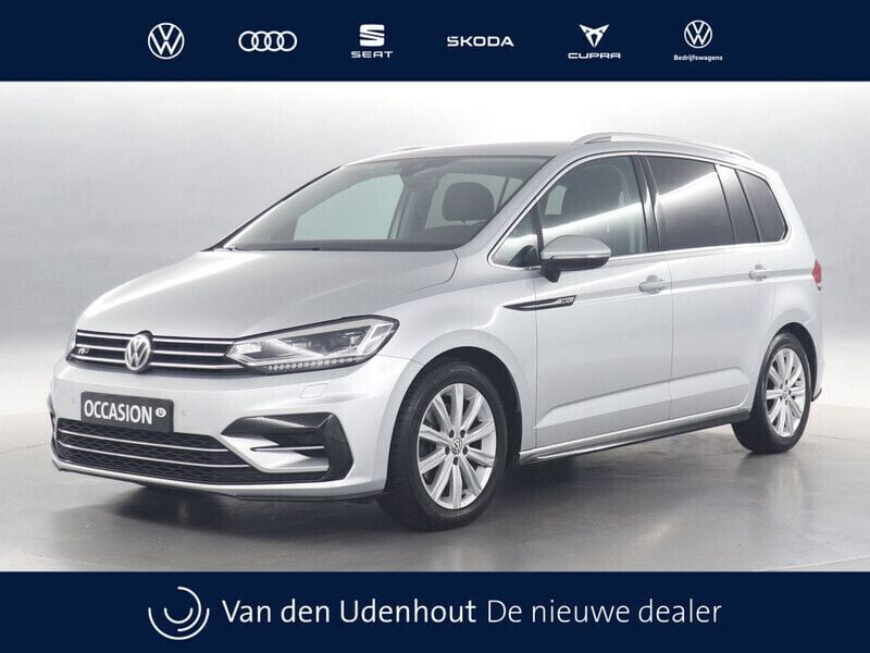 Grijs Gebruikt 2017 VW Touran Highline MPV | € 19.450 (Eerlijke prijs) - Afbeelding 1/4