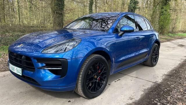 Blauw Gebruikt 2020 Porsche Macan Turbo SUV | € 67.499 - Afbeelding 1/4