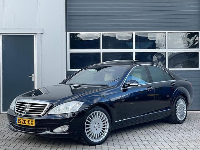 Zwart Gebruikt 2008 Mercedes S320 Prestige Sedan | € 14.950 (Goede deal) - Afbeelding 1/4
