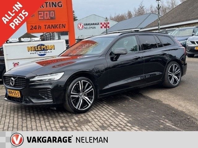 Zwart Gebruikt 2020 Volvo V60 R-Design Stationwagen | € 26.840 (Eerlijke prijs) - Afbeelding 1/4