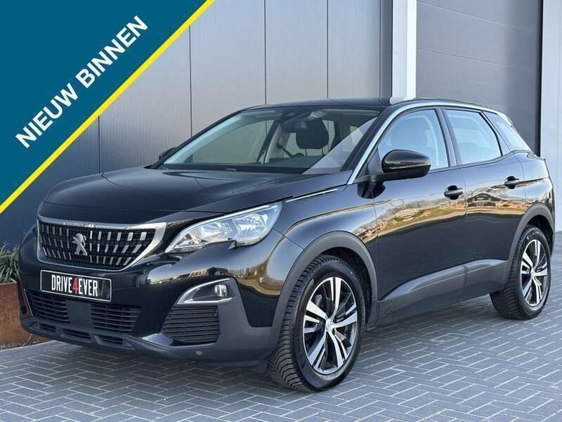 Zwart Gebruikt 2020 Peugeot 3008 Allure SUV | € 14.995 (Eerlijke prijs) - Afbeelding 1/4