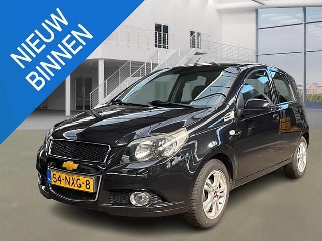 Zwart Gebruikt 2010 Chevrolet Aveo LS Hatchback | € 4.250 (Iets duurder) - Afbeelding 1/4