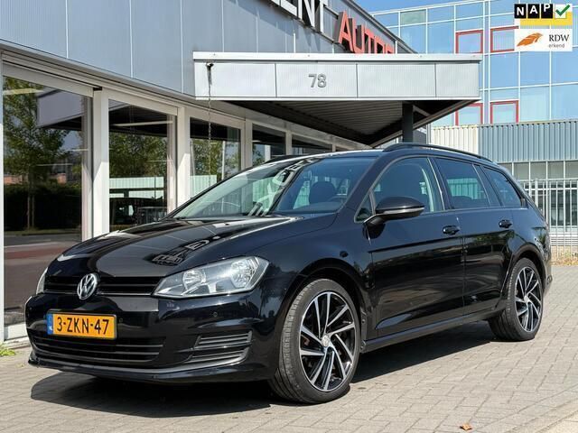 Zwart Gebruikt 2015 VW Golf VII Trendline Stationwagen | € 5.950 (Goede deal) - Afbeelding 1/4