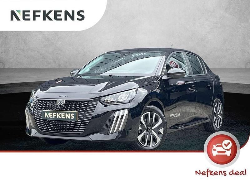 Zwart Nieuw 2025 Peugeot 208 Style Hatchback | € 22.995 (Goede deal) - Afbeelding 1/3