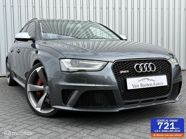 Grijs Gebruikt 2014 Audi RS4 S-Line Stationwagen | € 44.995 - Afbeelding 1/3