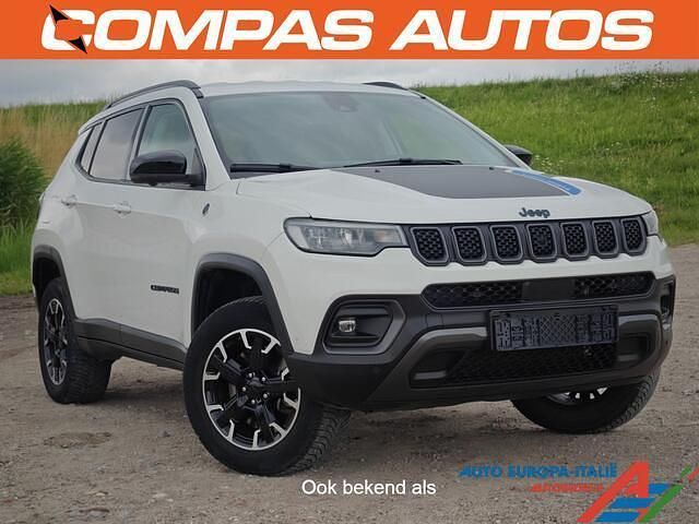 Wit Gebruikt 2022 Jeep Compass Trailhawk SUV | € 26.950 (Eerlijke prijs) - Afbeelding 1/4