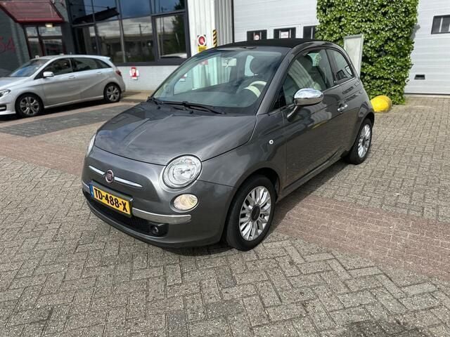 Grijs Gebruikt 2015 Fiat 500C Lounge Cabriolet | € 7.999 (Goede deal) - Afbeelding 1/4
