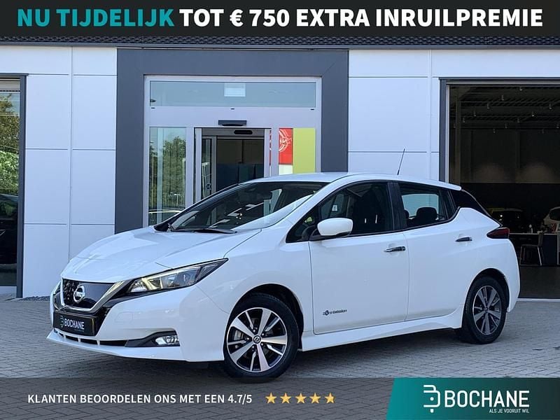 Wit Gebruikt 2020 Nissan Leaf Acenta Hatchback | € 14.695 (Eerlijke prijs) - Afbeelding 1/4