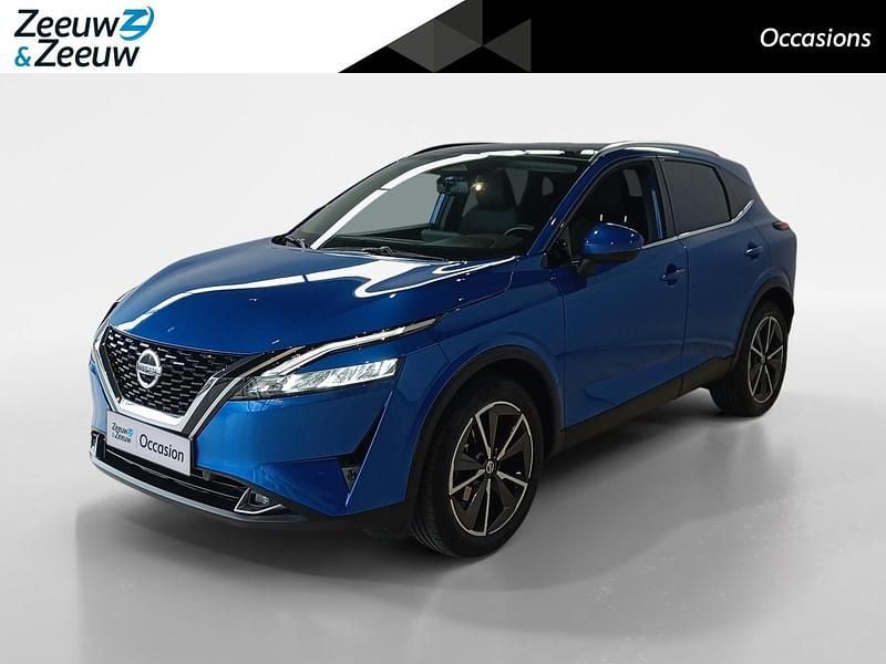 Blauw Occasion 2024 Nissan Qashqai Tekna SUV | € 27.495 (Super prijs) - Afbeelding 1/4