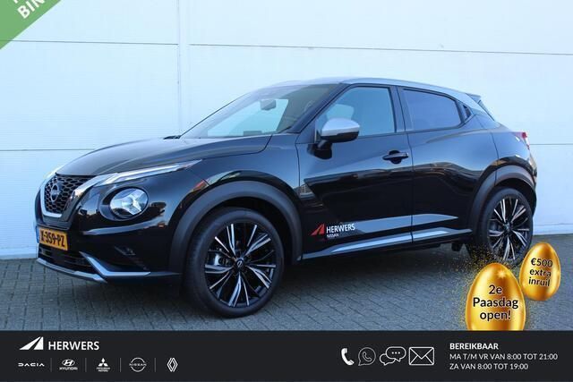 Zwart Gebruikt 2024 Nissan Juke SUV | € 22.285 (Eerlijke prijs) - Afbeelding 1/4