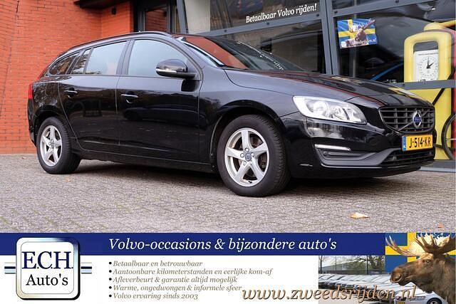 Zwart Gebruikt 2015 Volvo V60 Kinetic Stationwagen | € 9.950 (Eerlijke prijs) - Afbeelding 1/4