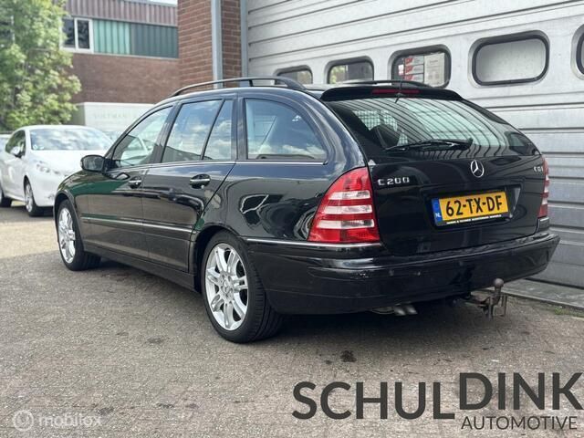 Occasion Mercedes C200 Elegance 123 PK (90 kW) 2007 Zwart Stationwagen