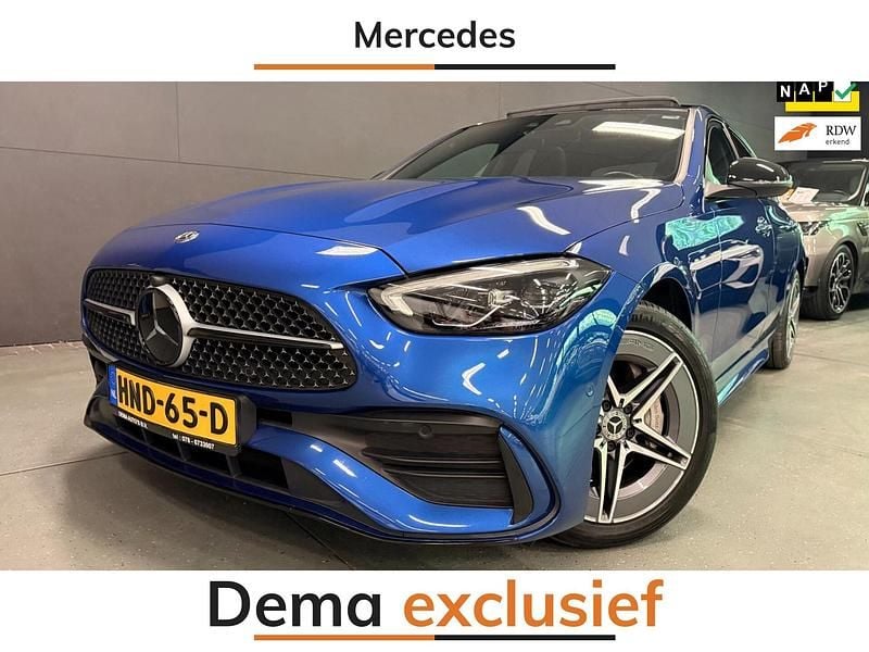 Occasion Mercedes C300 AMG line 313 PK (230 kW) 2022 Blauw Sedan
