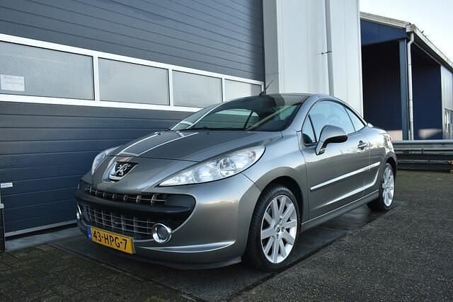 Grijs Gebruikt 2009 Peugeot 207 CC Sport Cabriolet | € 2.999 (Eerlijke prijs) - Afbeelding 1/4