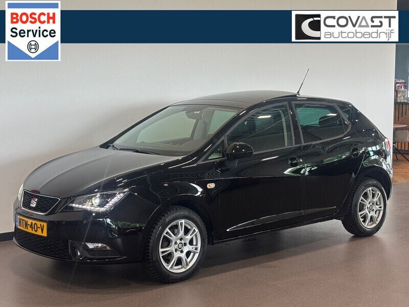 Zwart, metallic lak Gebruikt 2017 Seat Ibiza FR Hatchback | € 10.950 (Super prijs) - Afbeelding 1/4