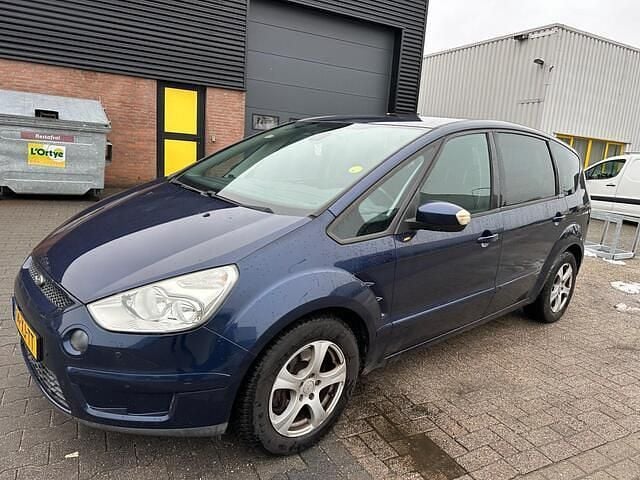 Blauw (metallic) Occasion 2007 Ford S-MAX S MPV | € 1.990 (Goede deal) - Afbeelding 1/4