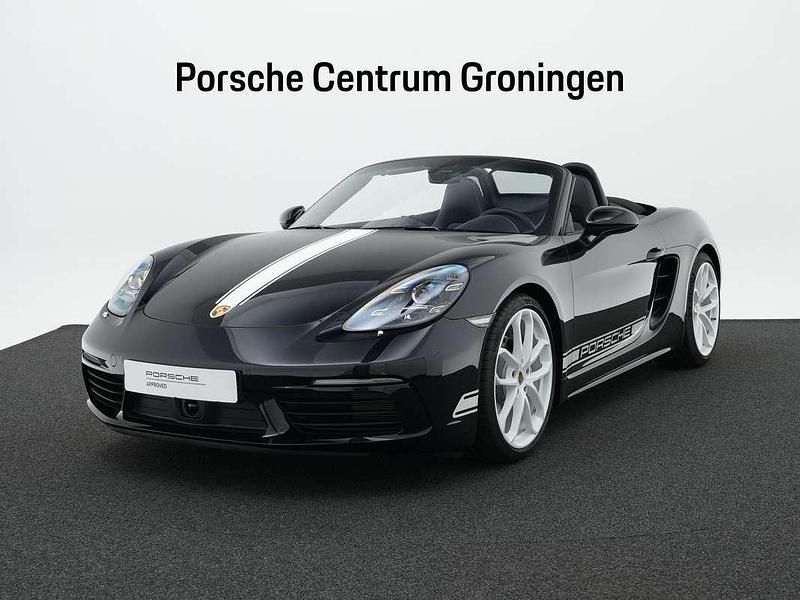 Zwart, metallic lak Nieuw 2025 Porsche 718 Boxster Edition Cabriolet | € 123.900 (Super prijs) - Afbeelding 1/4