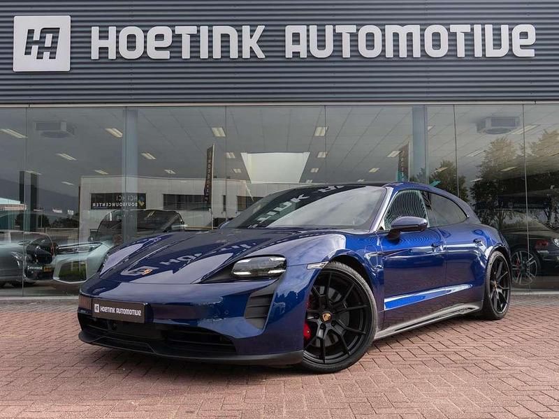 Occasion Porsche Taycan Sport Turismo 380 kW (518 PK) 2022 Blauw Sedan